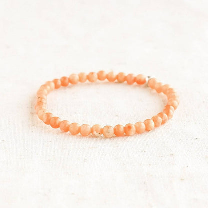 Orange Calcite Energy Bracelet by Tiny Rituals