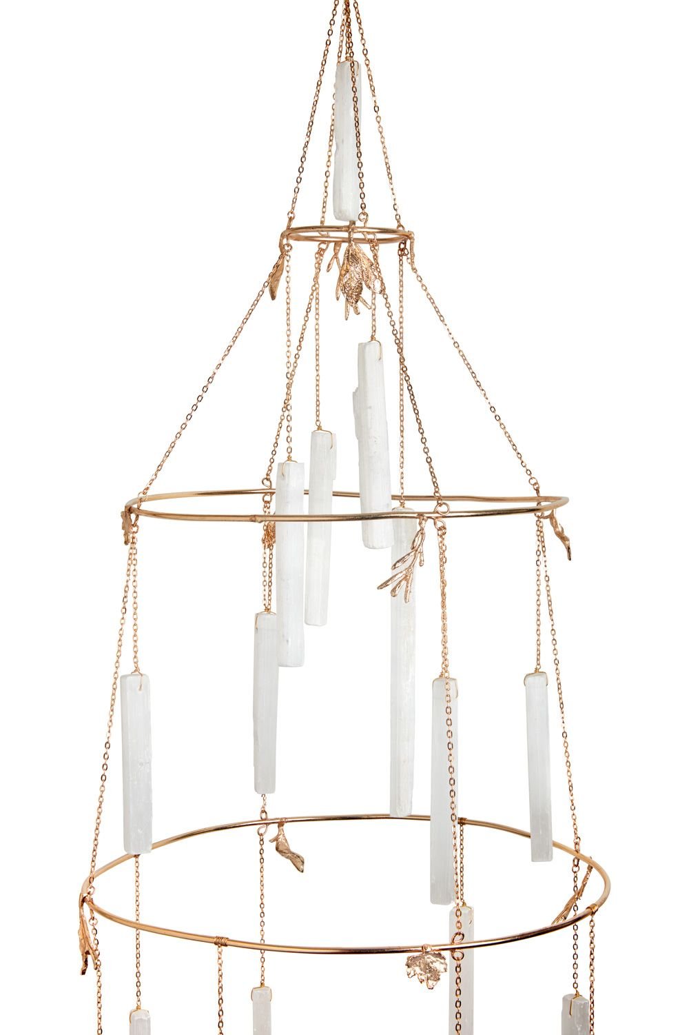 Selenite Healing Crystal Chandelier by Ariana Ost