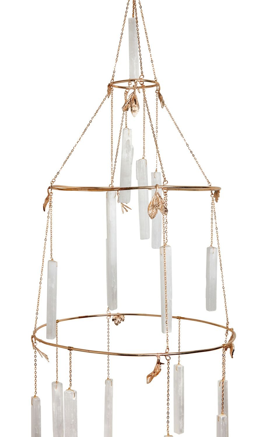 Selenite Healing Crystal Chandelier by Ariana Ost