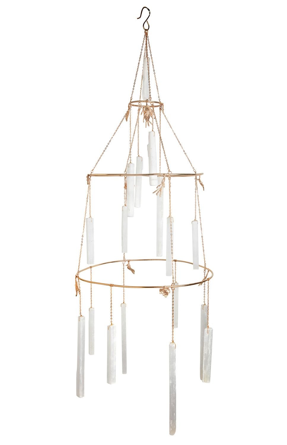 Selenite Healing Crystal Chandelier by Ariana Ost