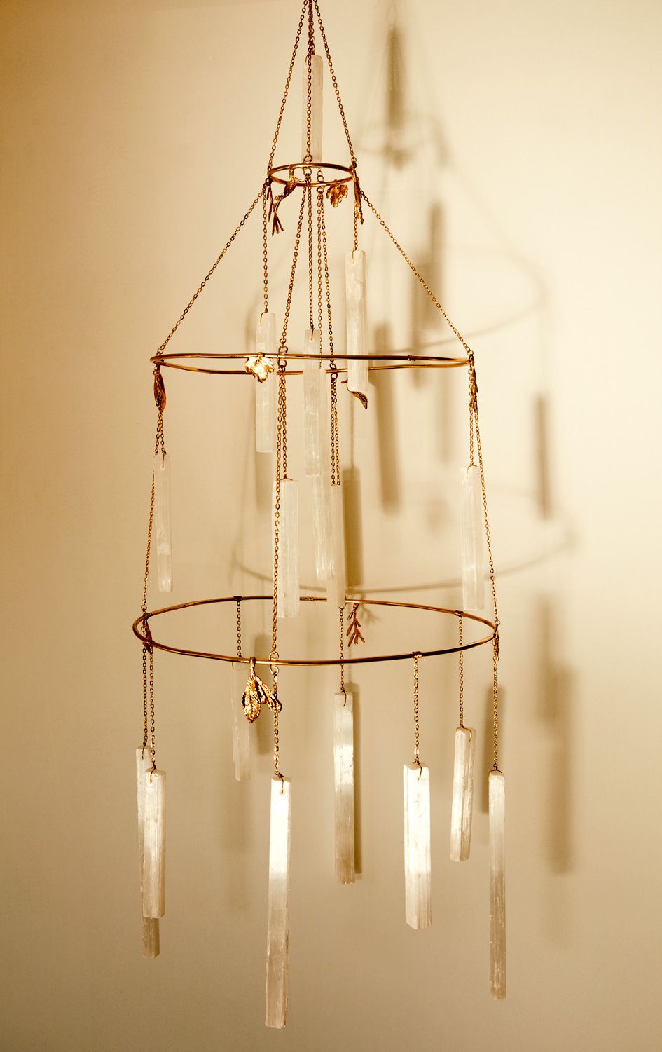 Selenite Healing Crystal Chandelier by Ariana Ost