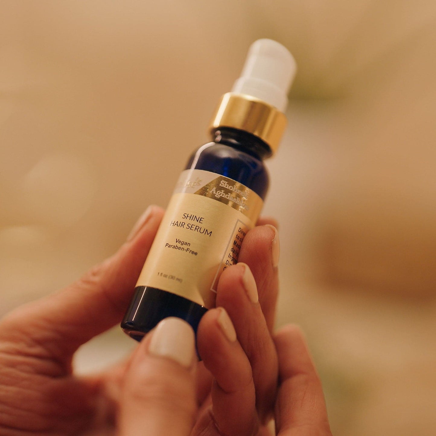 Shohreh Aghdashloo's Shine Hair Serum by Aniise