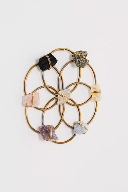 Small Flower of Life Healing Crystal Grid by Ariana Ost