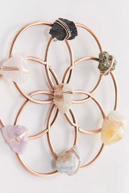 Small Flower of Life Healing Crystal Grid by Ariana Ost