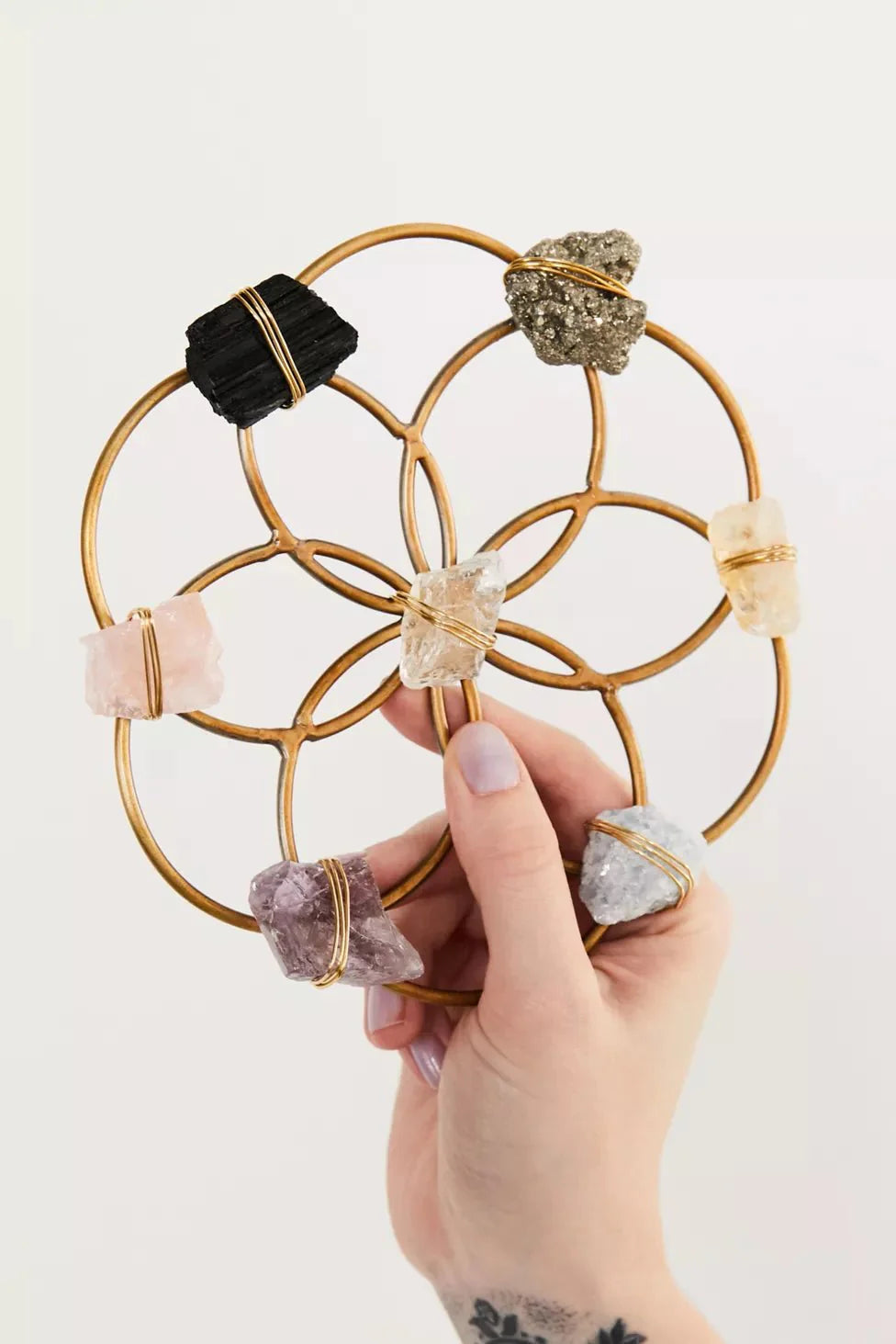 Small Flower of Life Healing Crystal Grid by Ariana Ost