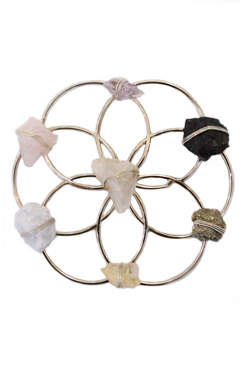 Small Flower of Life Healing Crystal Grid by Ariana Ost