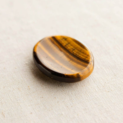 Tiger Eye Worry Stone by Tiny Rituals