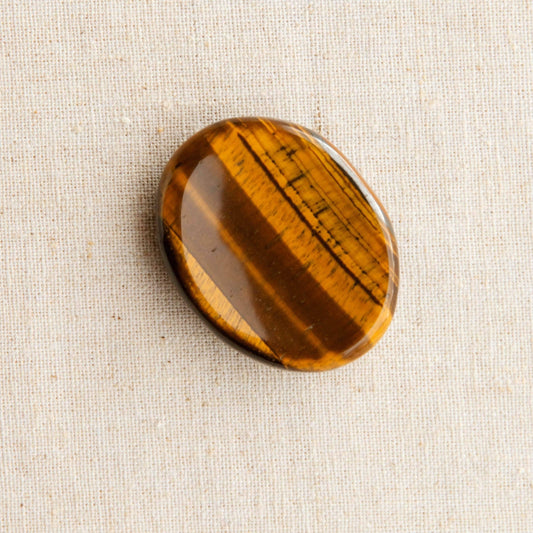 Tiger Eye Worry Stone by Tiny Rituals