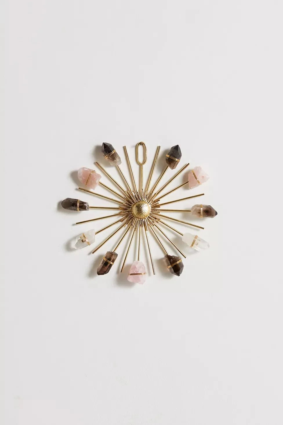 Triple Quartz Sunburst Healing Crystal Grid - Clear - Smoky - Rose by Ariana Ost