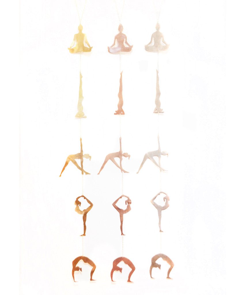 Yoga Pose Wall Hanging by Ariana Ost