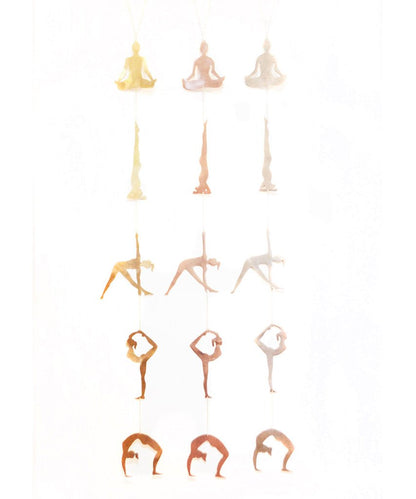 Yoga Pose Wall Hanging by Ariana Ost