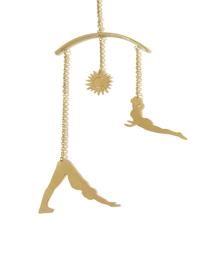 Yoga Sun Salutation Wall Hanging by Ariana Ost