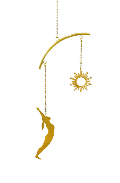 Yoga Sun Salutation Wall Hanging by Ariana Ost