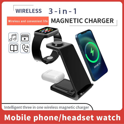 100W 3 in 1 Wireless Charger Stand